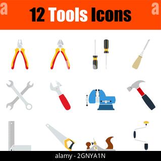 Tools Icon Set Stock Vector