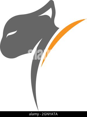 Cat  icon logo design illustration vector Stock Vector