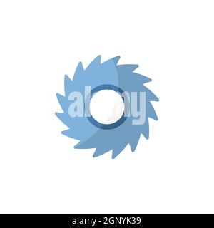Hurricane. Category five. Flat icon. Isolated weather vector illustration Stock Vector
