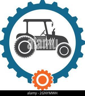 tractor gear icon vector illustration design Stock Vector