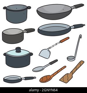 vector set of kitchen tool Stock Vector