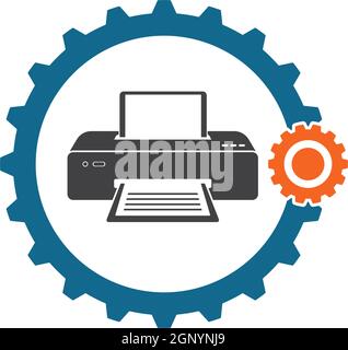 printer vector icon illustration design Stock Vector