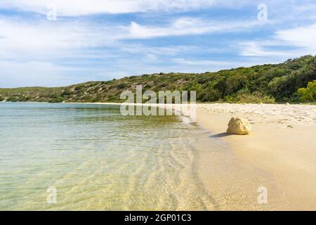 Ocean Beach at west coast national park, south africa, near cape town. Great landscape and oceanview Stock Photo