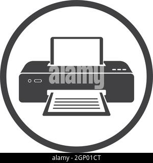 printer vector icon illustration design Stock Vector