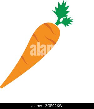 carrot logo icon vector illustration design Stock Vector