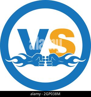 versus icon vector illustration design Stock Vector