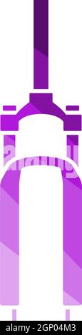 Bike Fork Icon Stock Vector