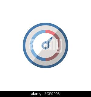 Digital barometer icon outline style Royalty Free Vector