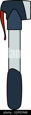 Bicycle Pump Icon Stock Vector