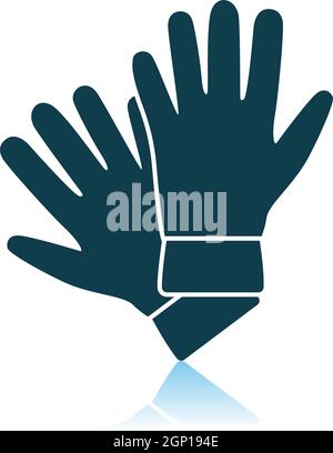 Criminal Gloves Icon Stock Vector