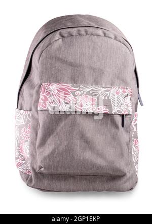 sporty backpack isolated on white background Stock Photo