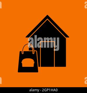 Food Delivery Icon Stock Vector