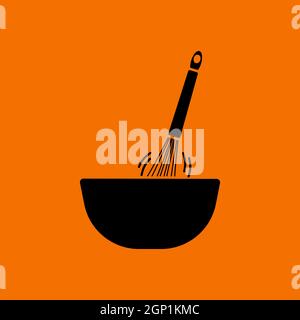 Corolla Mixing In Bowl Icon Stock Vector