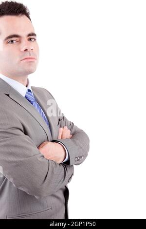 Young man posing isolated over white background Stock Photo - Alamy