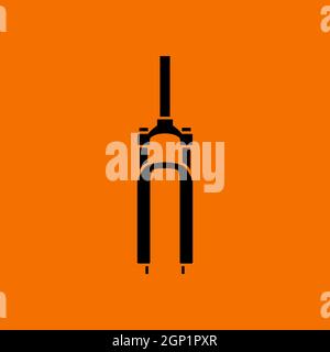 Bike Fork Icon Stock Vector
