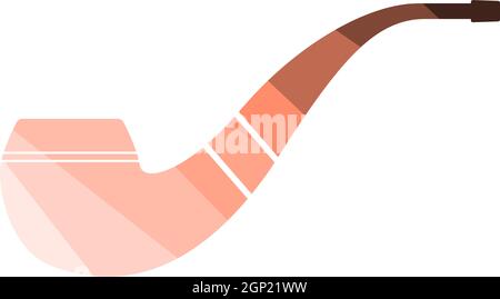 Smoking Pipe Icon Stock Vector