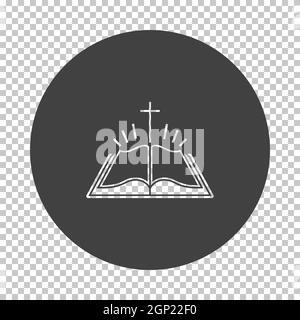 Holly Bible Icon Stock Vector