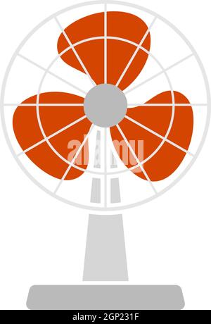 Electric Fan Icon Stock Vector