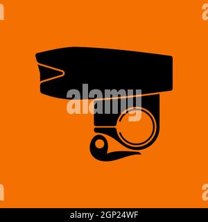 Bike Light Equipment Icon Stock Vector