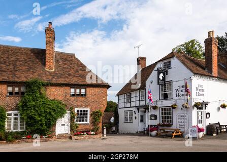 The Square at Chilham, a historical village in Kent, England Stock Photo