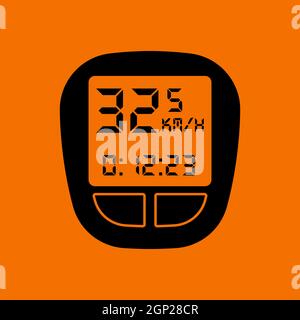 Bike Computer Icon Stock Vector
