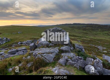 Sharptor on Bodmin Moor Stock Photo