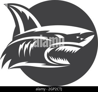 shark vector illustration design Stock Vector