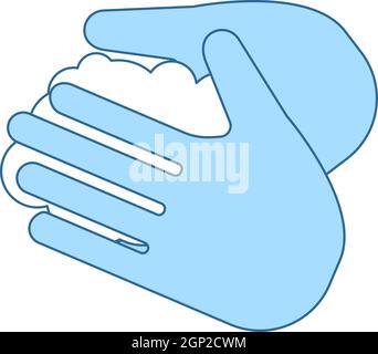 Hand Washing Icon Stock Vector