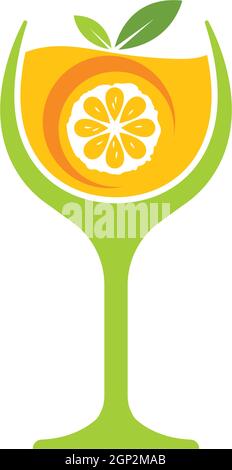 orange juice vector illustration design Stock Vector