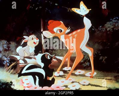 BAMBI, 1942, from left, young Thumper (voiced by Peter Behn), young ...