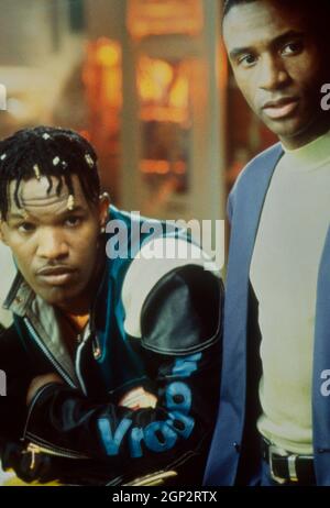 BOOTY CALL, Jamie Foxx, Tommy Davidson, poster art, 1997 Stock Photo