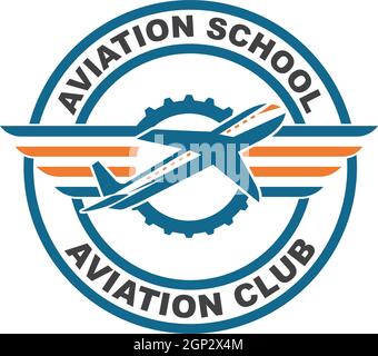 aviation academy vector illustration design Stock Vector