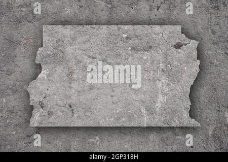 Map of Distrito Federal do Brasil on weathered concrete Stock Photo - Alamy