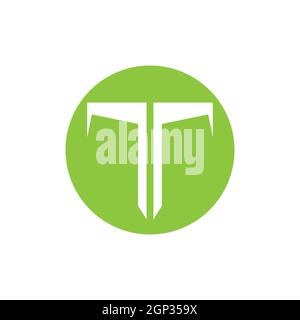 T logo and symbol vector Stock Vector