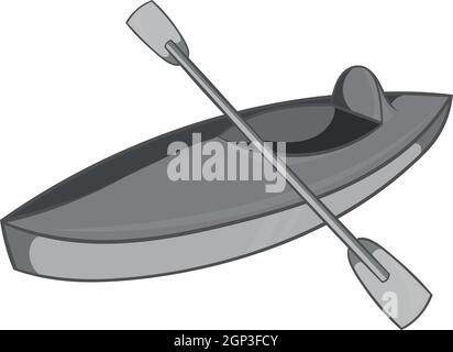 Vector illustration of kayak cartoon isolated design Stock Vector Image &  Art - Alamy