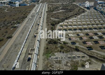 Drone aerial Photography of the Plataforma Solar de Almería Center for ...