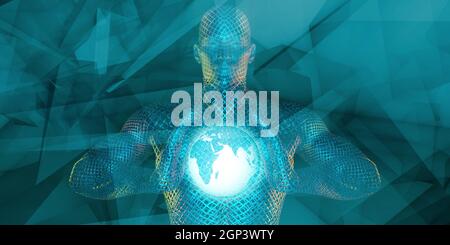 Global Information Technology Startup as a Image Stock Photo