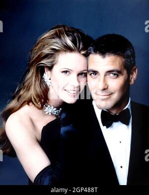 BATMAN & ROBIN, from left: George Clooney, as Batman, Uma Thurman, as