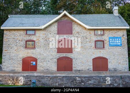 Ottawa, Canada - September 19, 2021: The Bytown Museum in Ottawa near Rideau canal Stock Photo