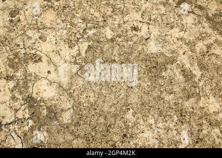 Various textures and textures of stone, concrete and metal. Background for design and decoration of packaging, creativity, splash, design. Cracked wal Stock Photo