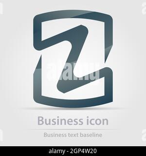 Originally designed color abstract vector business icon for creative design tasks Stock Vector