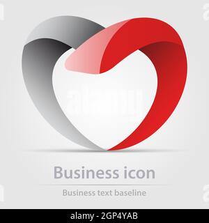 Originally designed color abstract vector business icon for creative design tasks Stock Vector