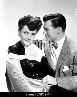 SWEET AND LOW-DOWN, from left, James Cardwell, Lynn Bari, 1944. ©20th ...