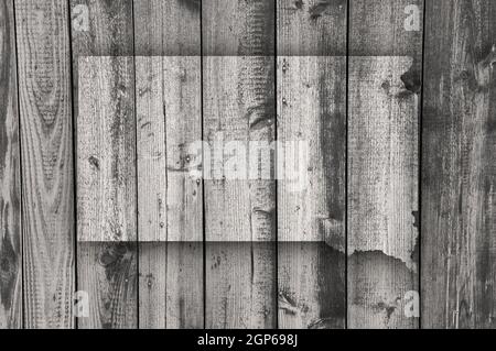 Map of South Dakota on weathered wood Stock Photo - Alamy