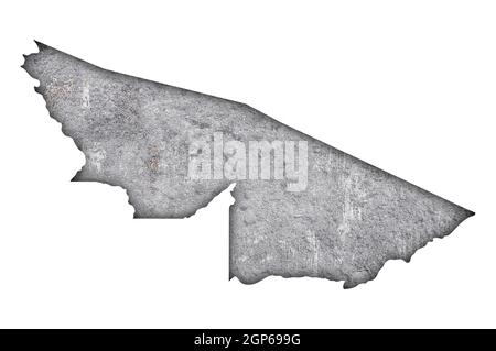 Map of Acre on weathered concrete Stock Photo - Alamy