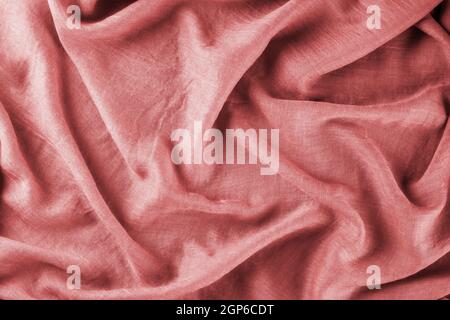Pink draped lightweight fabric Stock Photo