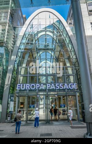 Europa Passage, Ballindamm, Hamburg, Germany Stock Photo