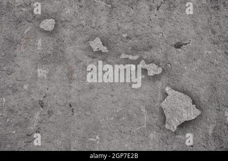 Map of Hawaii on weathered concrete Stock Photo - Alamy