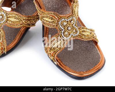 Gorgeous Fancy Party Wear Indian Sandals #57285 | Buy Ladies Sandals Online