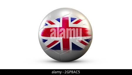 national flag,ball and soccer concepts Stock Photo